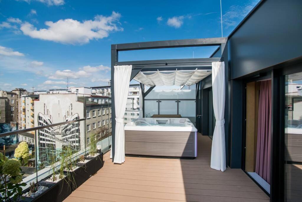 Apartament Luksusowy penthouse z jacuzzi i widokiem na morze Gdynia Zewnętrze zdjęcie